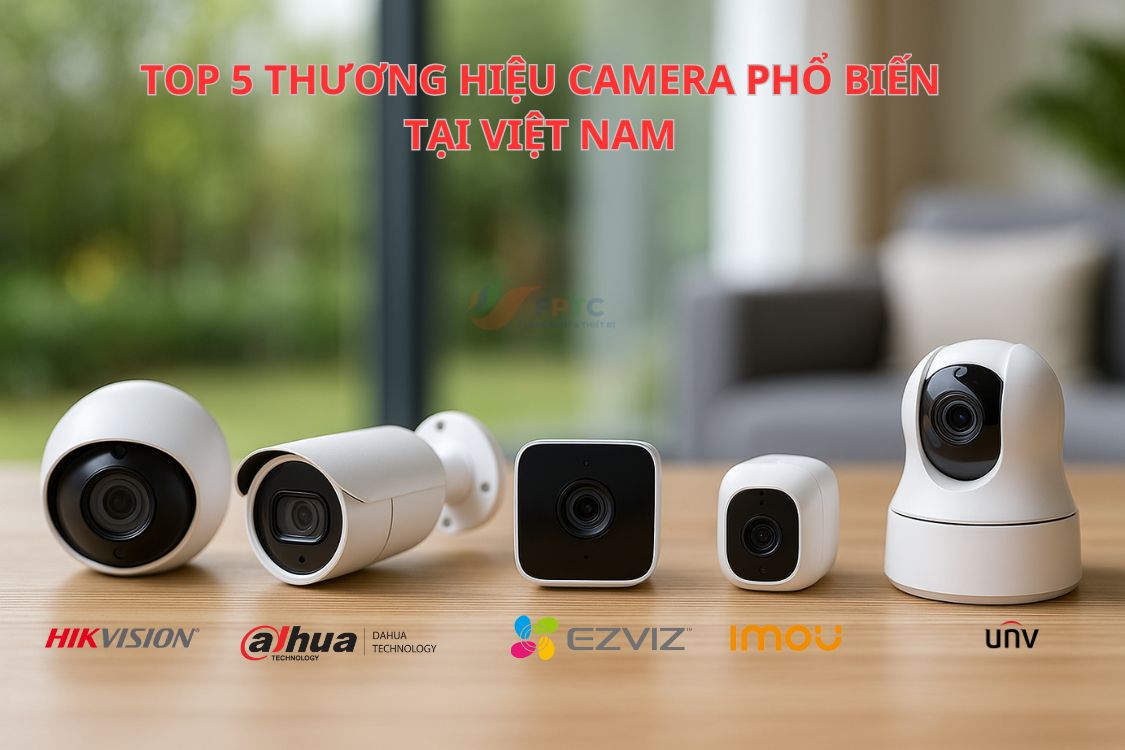 Top 5 thương hiệu camera phổ biến tại Việt Nam – Lựa chọn phù hợp cho gia đình bạn