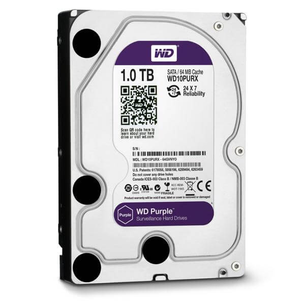 Ổ Cứng lưu trữ hình ảnh camera 1TB WD10PURZ-4K