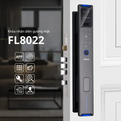 Khóa cửa nhận diện khuôn mặt PHGLOCK FL8022A (App)