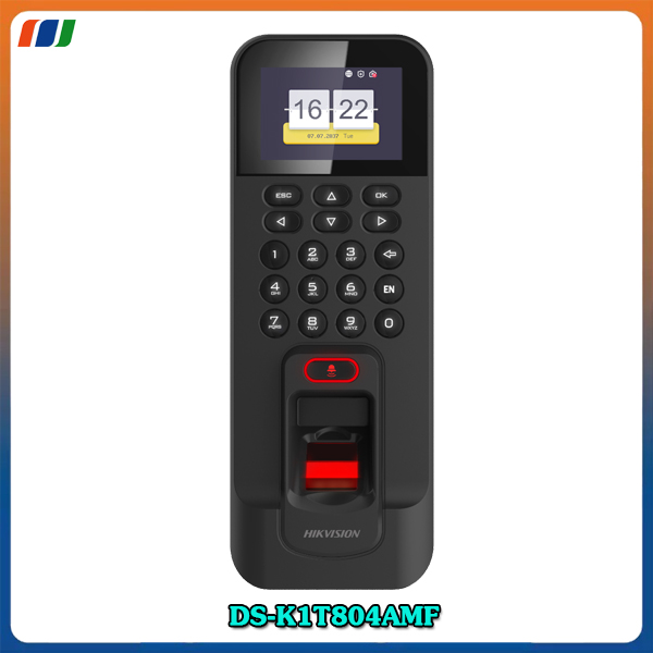 Trọn bộ Kiểm Soát Cửa Ra/Vào Hik CG804AMF - Cửa Gỗ/Sắt - Thẻ Từ và Vân Tay