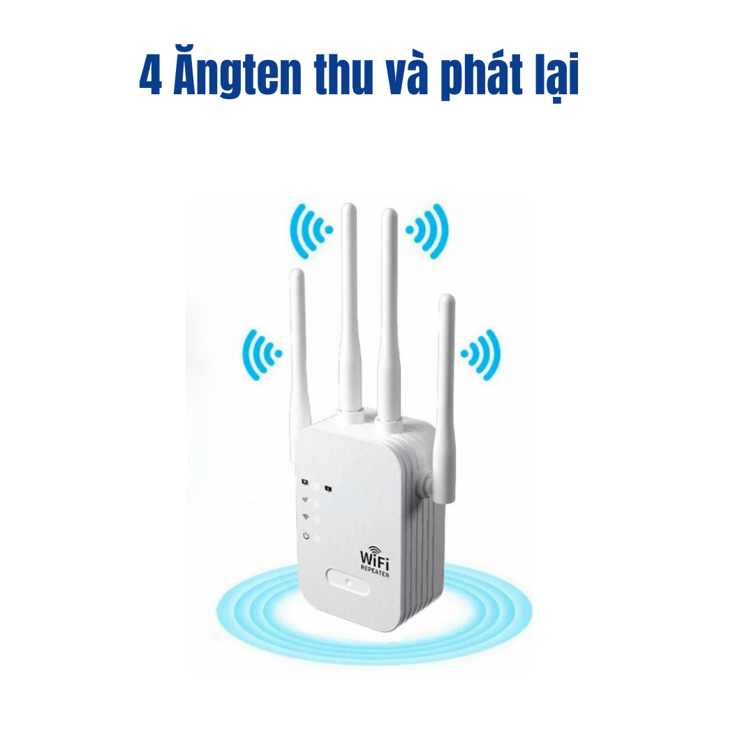 Camera ngụy trang bộ tiếp sóng RT2W - Âm thanh rõ nét - Xem online từ xa - Mở rộng phủ sóng Wifi