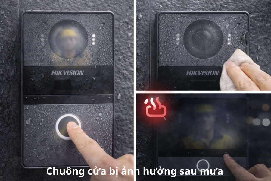 Chuông Cửa Có Hình Bị Mờ Sau Mưa – Nguyên Nhân & Cách Xử Lý