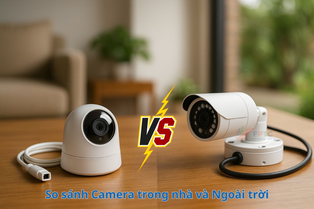 So sánh camera trong nhà và ngoài trời: Lựa chọn phù hợp cho gia đình bạn
