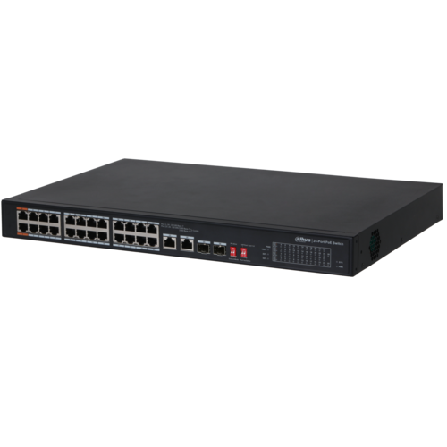 Switch PoE DAHUA DH-S3226-24ET-360 (24 PoE, 2 uplink Gigabit hoặc 2 SFP, 360W)