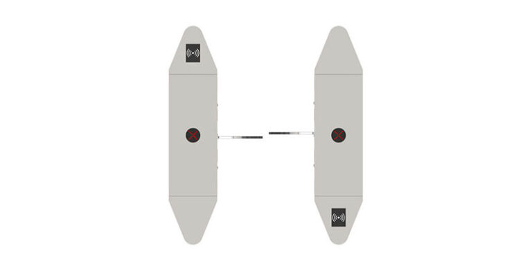 Cổng an ninh phân làn đơn Flap ZKTeco FBL4011 Pro