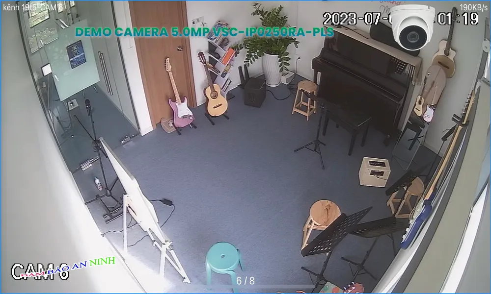 Camera VisionCop VSC-IP0250RA-PLS IP dome 5.0MP chống ngược sáng
