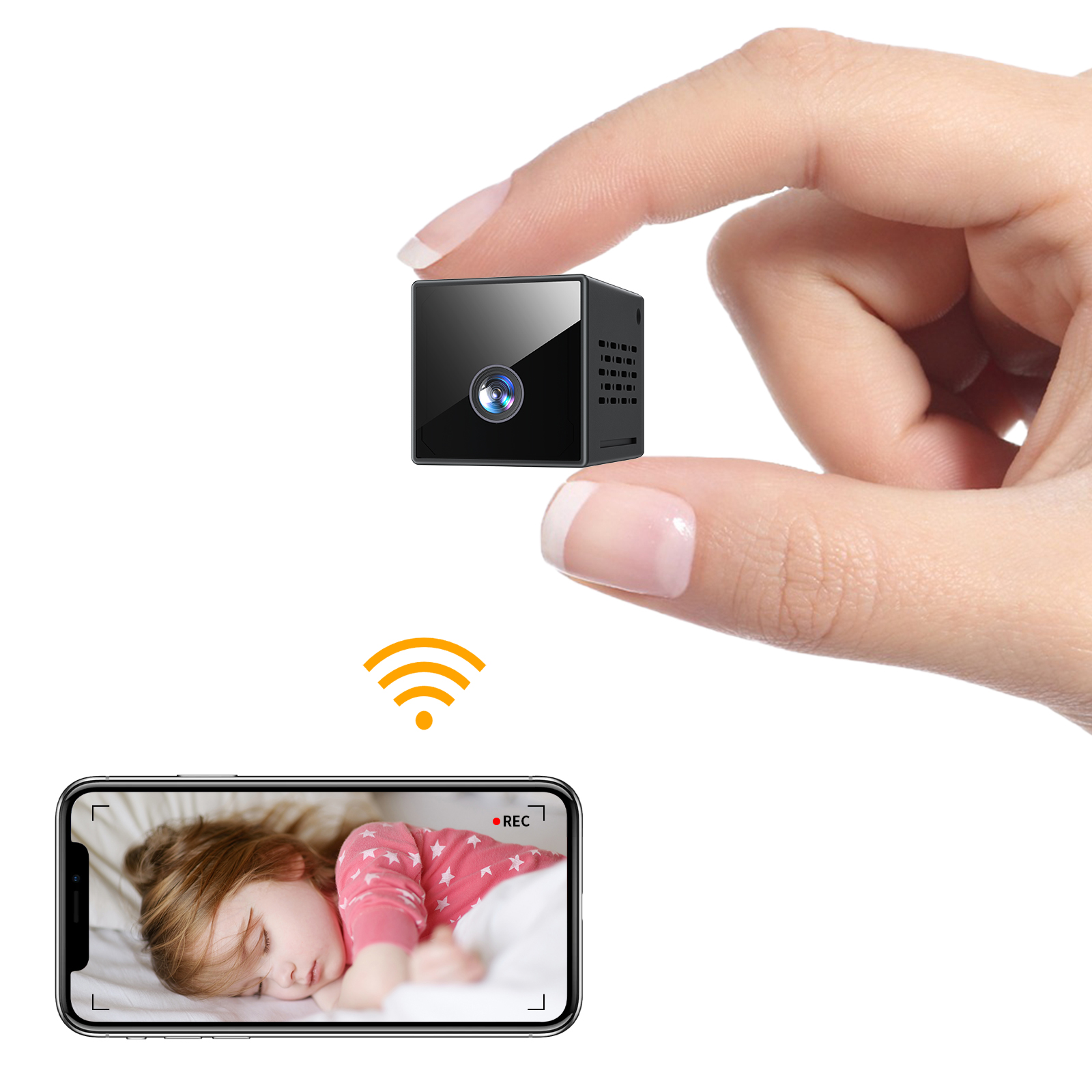 Camera Wifi M3W Full HD - Hồng ngoại ẩn 10m - Âm thanh rõ - Mini nhỏ gọn - Pin 5 ngày