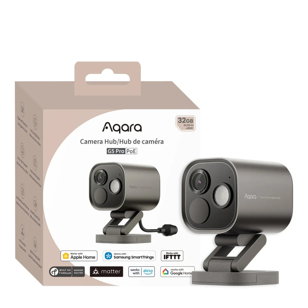 Bộ điều khiển trung tâm Camera Hub G5 Pro PoE AQARA CH-C03D-G