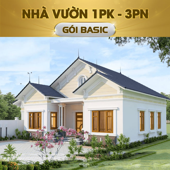 TRỌN GÓI NHÀ THÔNG MINH BKAV BASIC (Nhà vườn 1 PK + 3 PN)