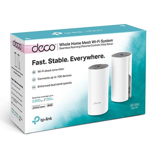 Hệ thống Wi-Fi Mesh AC1200 TP-LINK DECO E4(2-Pack)