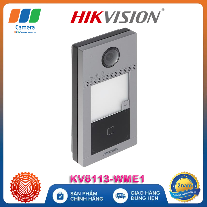 Trọn bộ KIS608 Pro Chuông cửa có hình HIKVISION