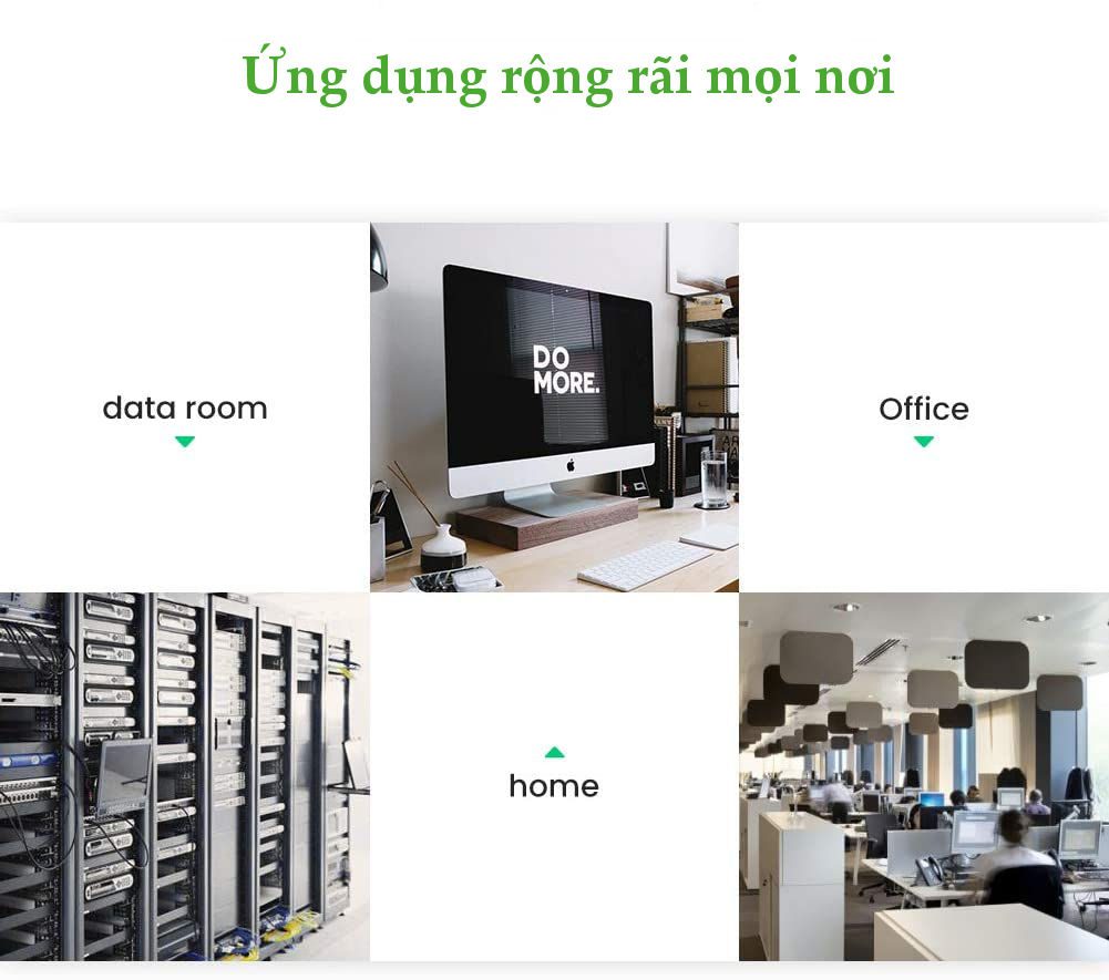 Cáp mạng 2 đầu đúc Cat7 UTP dạng dẹt UGREEN NW106 11261 Màu Đen Dài 2m