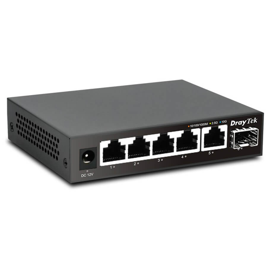 Switch không quản lý 5 cổng Draytek VigorSwitch Q60x