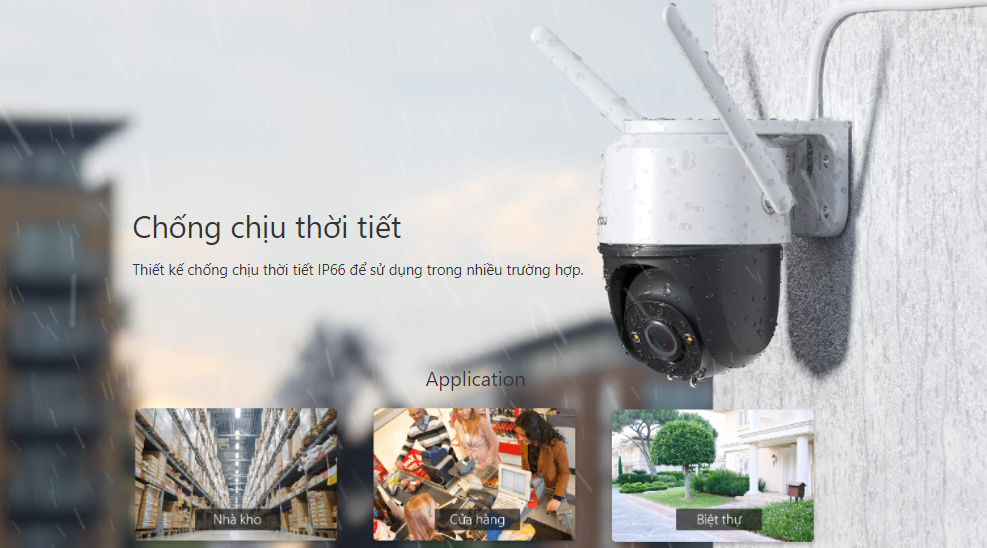 Trọn  Camera Dahua IMOU-Cruiser 360° ngoài trời Full HD - S22FP