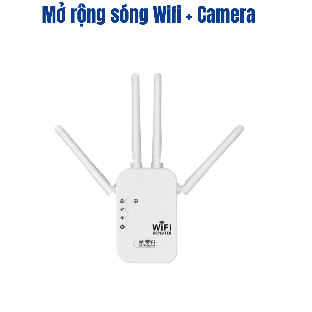 Camera ngụy trang bộ tiếp sóng RT2W - Âm thanh rõ nét - Xem online từ xa - Mở rộng phủ sóng Wifi