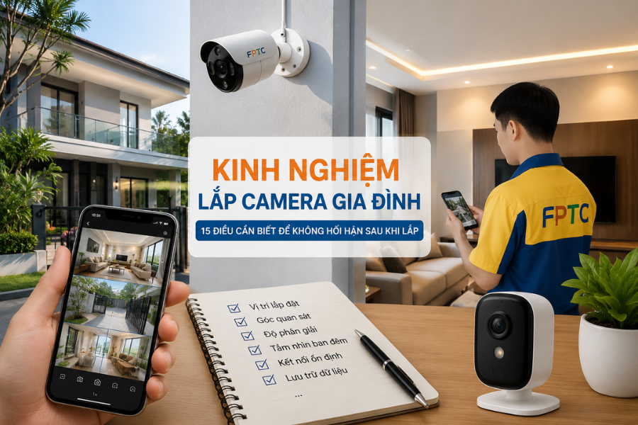 Kinh Nghiệm Lắp Camera Gia Đình Thực Tế – 15 Điều Cần Biết Trước Khi Lắp