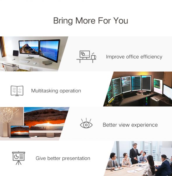 Bộ chuyển đổi USB 3.0 sang HDMI Ugreen 40229, hỗ trợ 2K