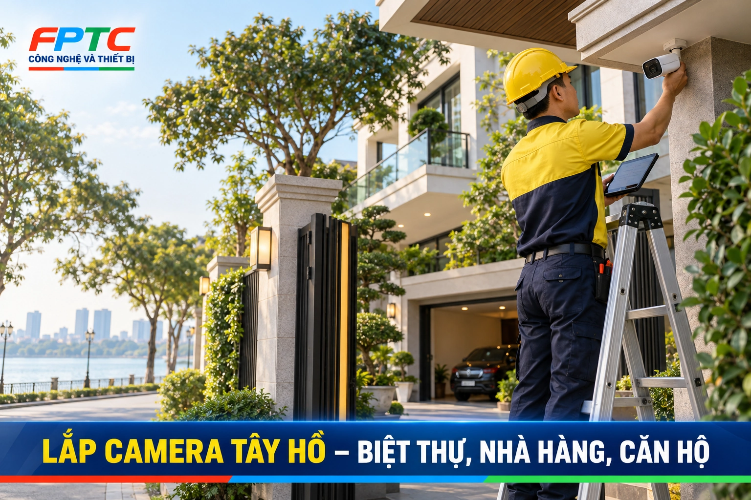 Lắp Camera Tây Hồ – Biệt Thự, Nhà Hàng, Căn Hộ
