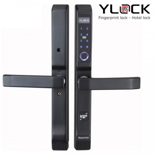 Khóa cửa điện tử YLOCK YL-3368-B (Vân tay, Thẻ từ, Mật mã)
