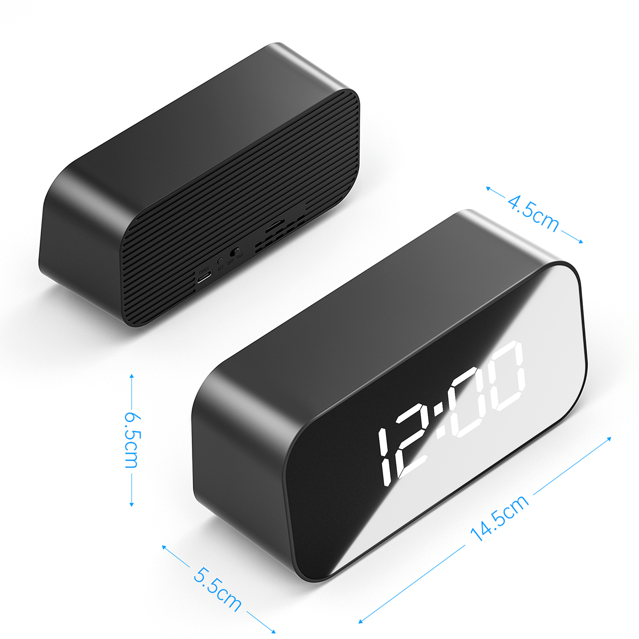 Camera Đồng Hồ Đặt Bàn Q8 Pro 4K - Âm thanh Rõ nét - Hồng ngoại ẩn 10m.