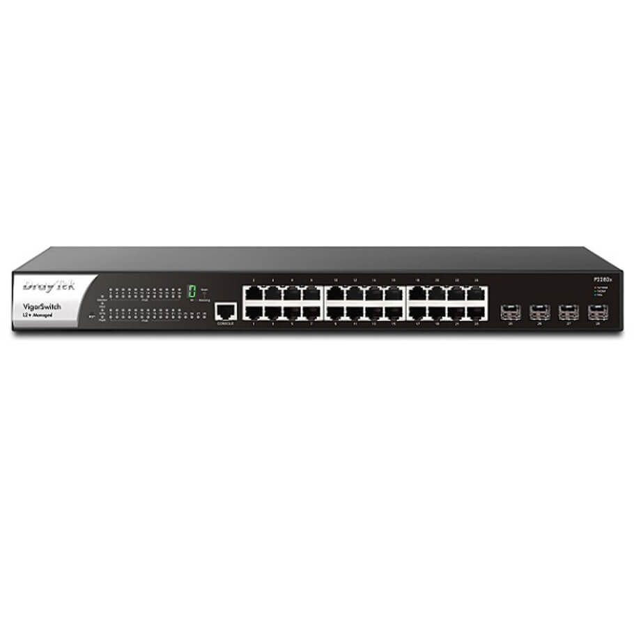 Switch PoE 24 cổng Draytek VigorSwitch P2282x