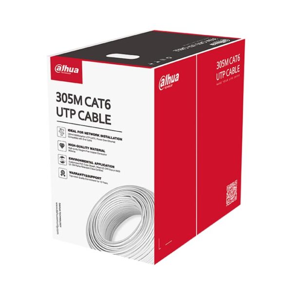 Cáp mạng UTP CAT6 lõi đồng 305m DAHUA DH-PFM920I-6UN-C