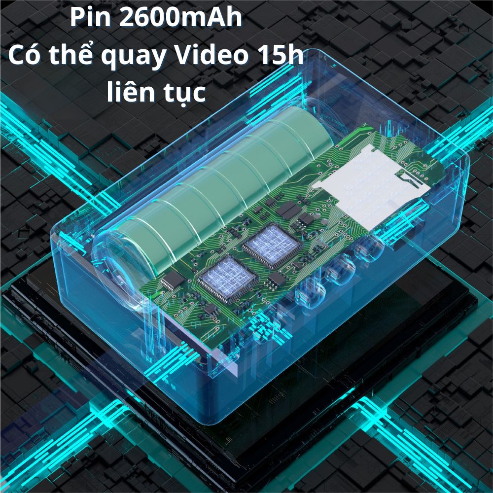 Camera Mini S10 Siêu Nhỏ Điều Khiển Từ Xa, Pin 15h, FHD