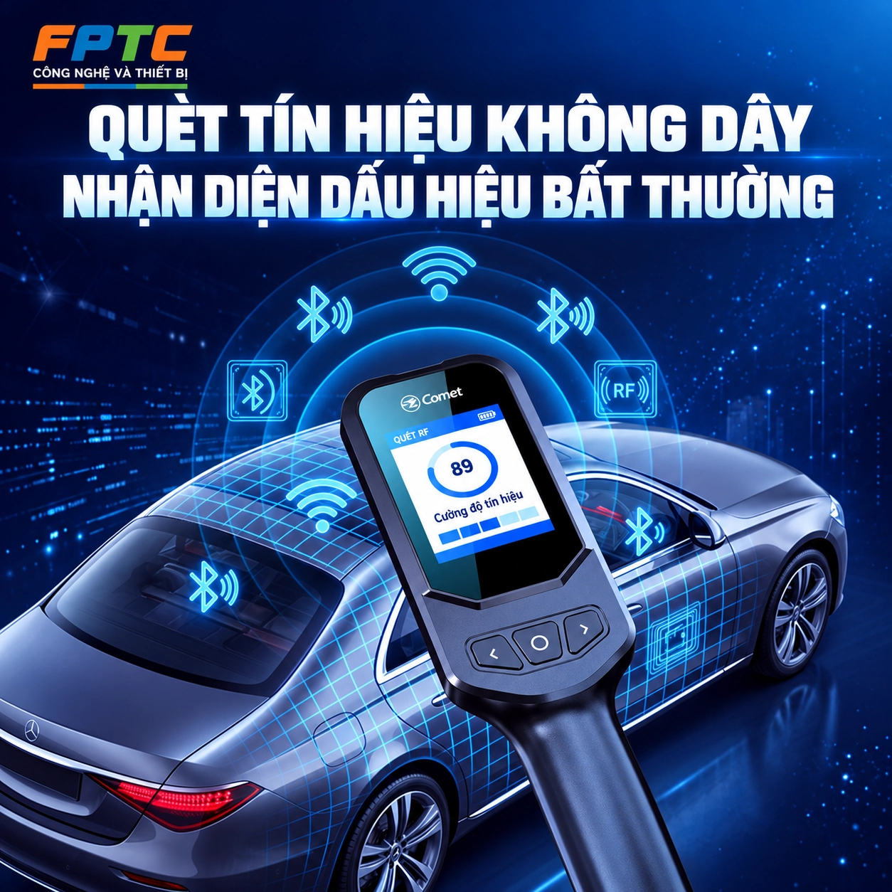 Máy dò thiết bị định vị GPS, TAG Comet KD300