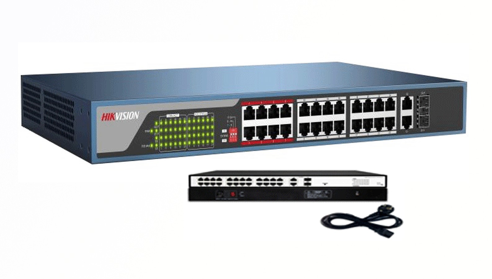 Switch POE 24 Cổng Hikvision SH-1024P-2C 10/100Mbps