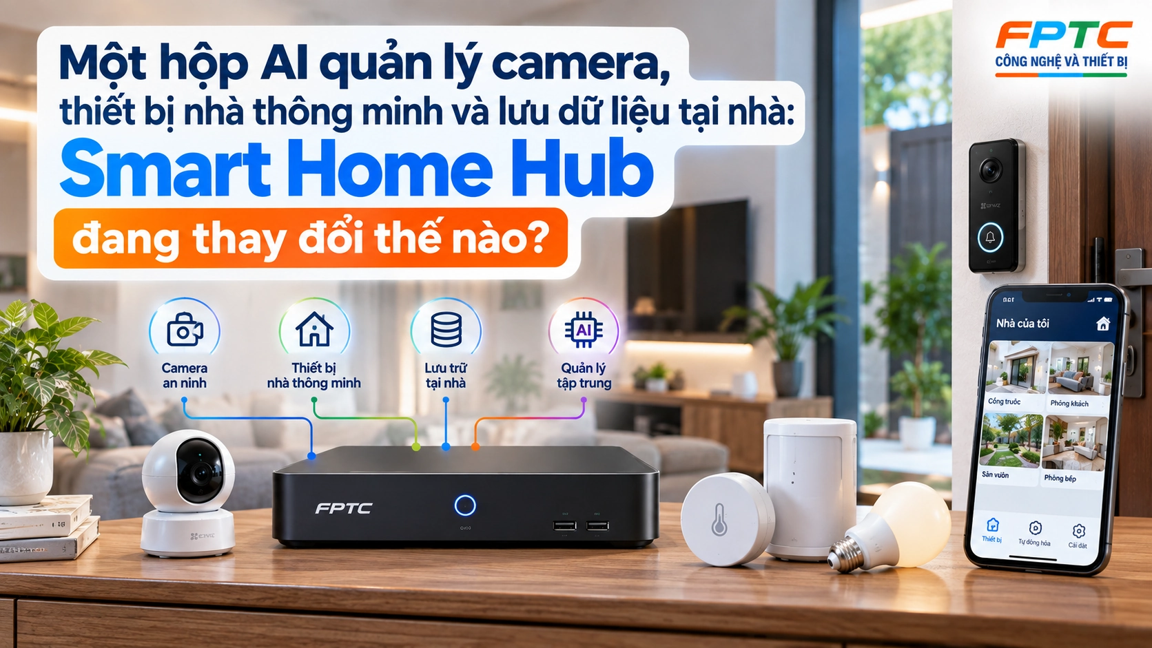 Một hộp AI quản lý camera, thiết bị nhà thông minh và lưu dữ liệu tại nhà: Smart Home Hub đang thay đổi thế nào?
