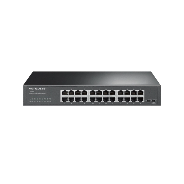 Switch chia mạng Mercusys MS124GS (24 cổng Gigabit, vỏ sắt)
