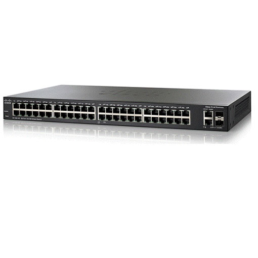 Switch Cisco SRW248G4-K9 48 10/100;2 10/100/1000 ports; 2 Combo mini-GBIC ports.