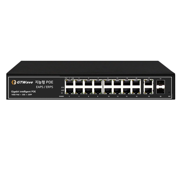 Switch 16 cổng POE quản lý GTWAVE GT16P-2GS-M