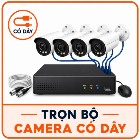 Trọn Bộ Camera Có Dây
