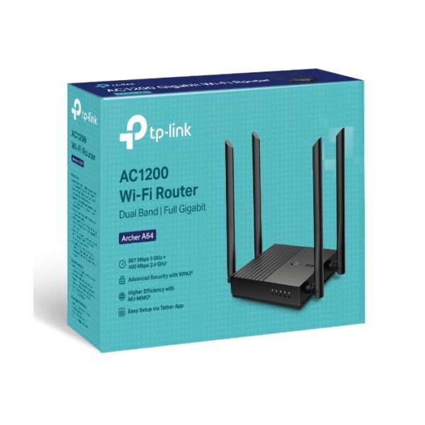 Router Wi-Fi MU-MIMO AC1200 TP-LINK Archer A64