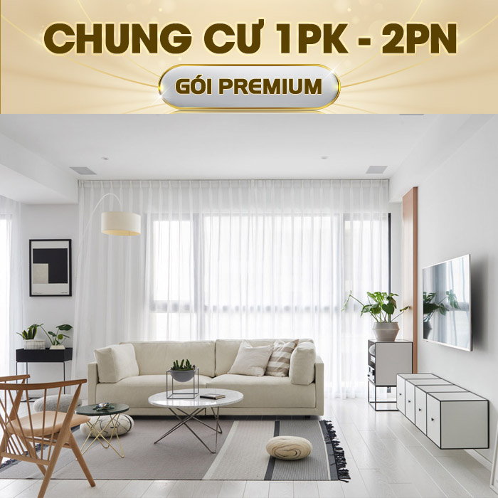 (Gói Premium) Nhà thông minh Lumi cho chung cư 1 phòng khách 2 phòng ngủ