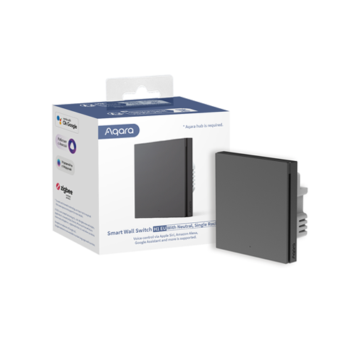 Công tắc thông minh Aqara H1 Xám EU – Quốc tế WS-EUK03 1 Nút có dây nguội