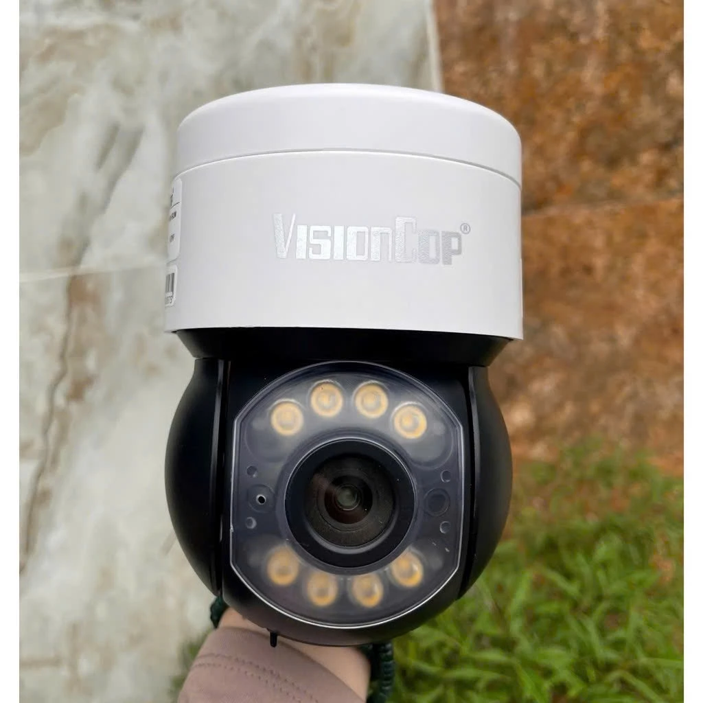 Camera IP Wifi PTZ Visioncop Full màu ban đêm VSC-IP00408RA-SLW 4MP