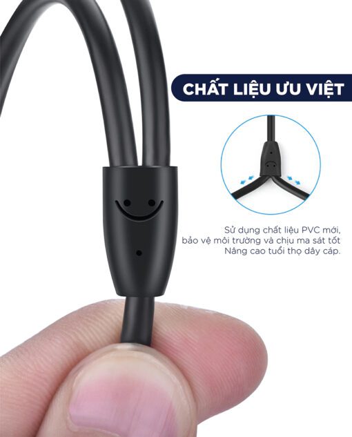 Dây Audio 3.5mm ra 2 đầu RCA (Hoa sen) UGREEN AV116 10584 Dài 2m