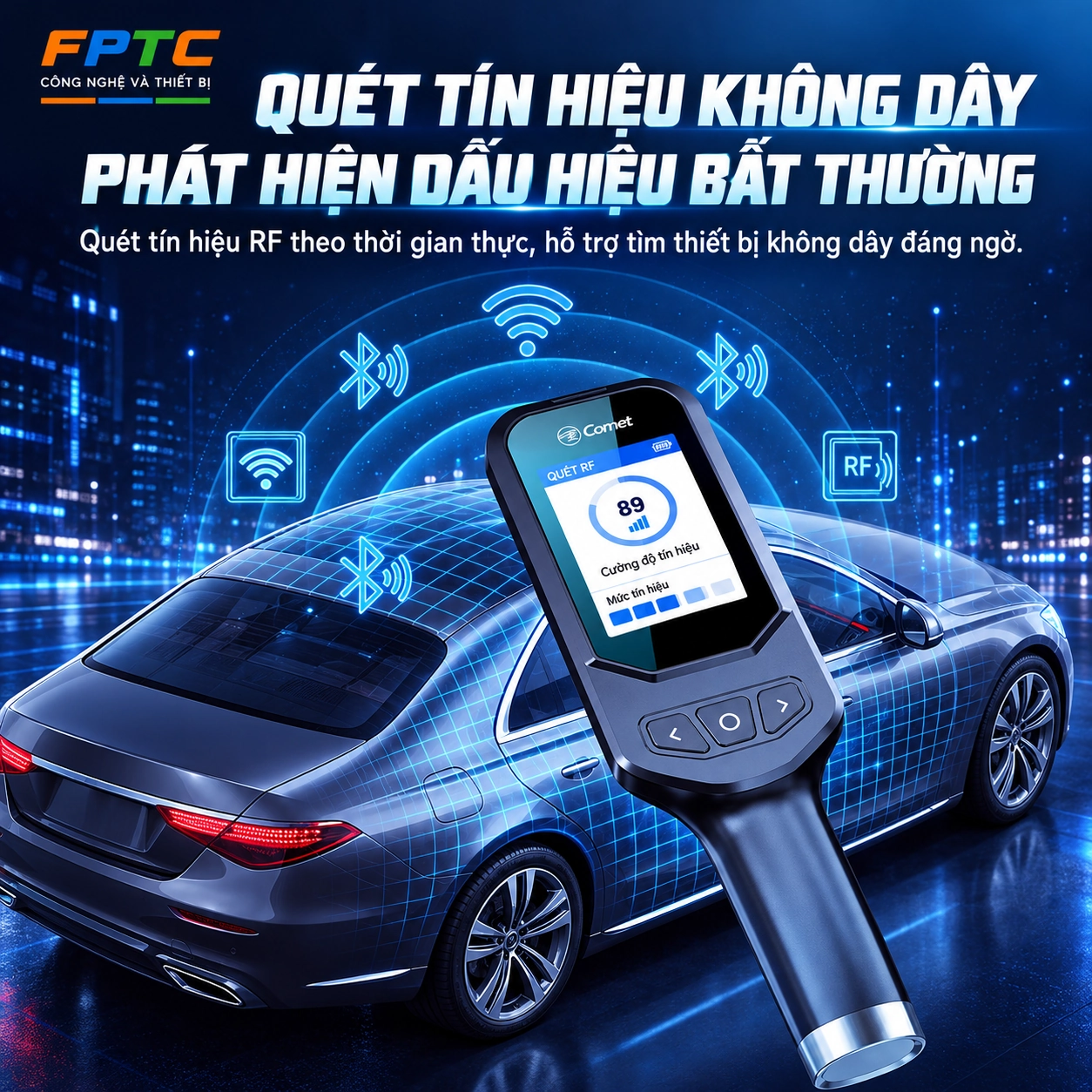 Máy dò thiết bị định vị GPS, TAG Comet KD300