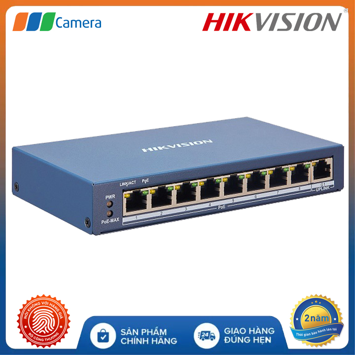 Trọn Bộ 6 Camera IP Có Dây Hikvision IH6KM-2MP Full HD