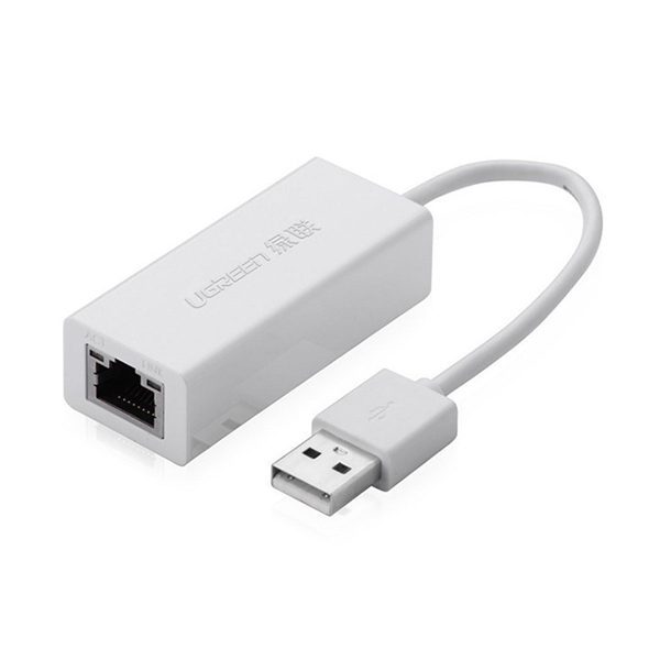 Bộ chuyển đổi USB 2.0 sang LAN 10/100 Mbps CR110 20253 Màu Trắng