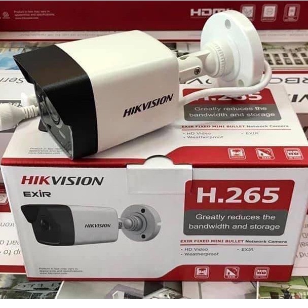 Camera IP thân trụ 2MP HIKVISION DS-2CD1023G0-IUF