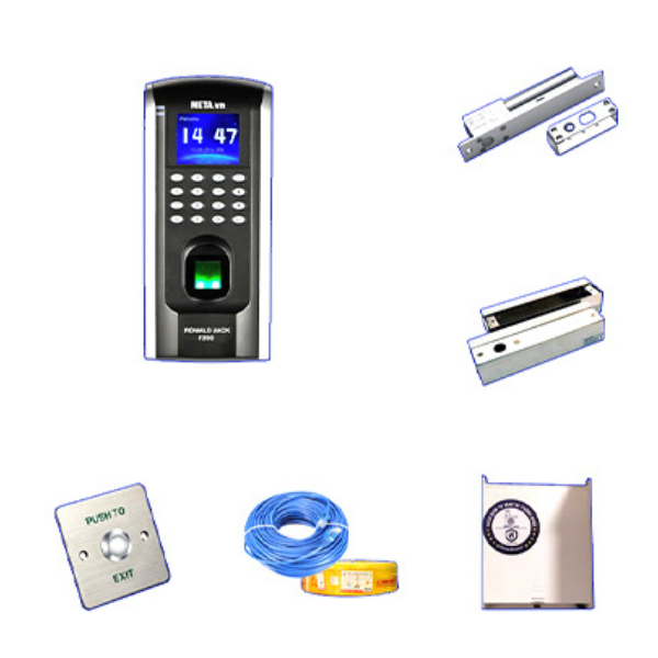 Bộ Kiểm soát ra vào cửa kính Vân tay FC-A22