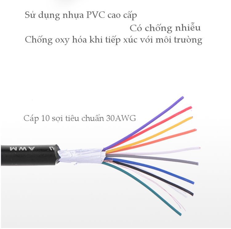 Dây nối dài COM RS-232 đực sang cái UGREEN DB101 20145 Dài 1.5m