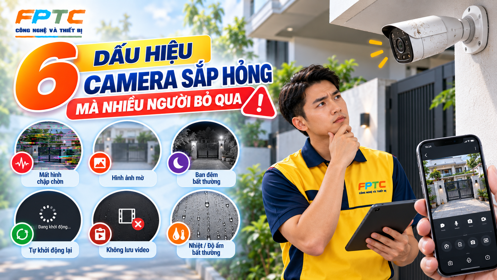 6 Dấu Hiệu Camera Sắp Hỏng Mà Nhiều Người Bỏ Qua