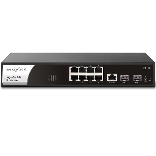 Switch PoE 8 cổng Draytek VigorSwitch P2100