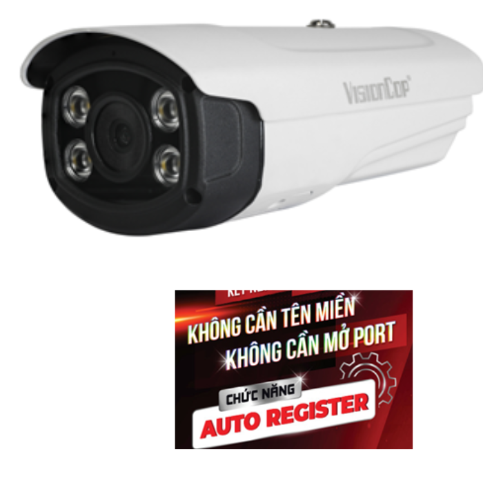 Camera IP Thân Trụ nhìn đêm có màu- VSC-IP0461R-PSD