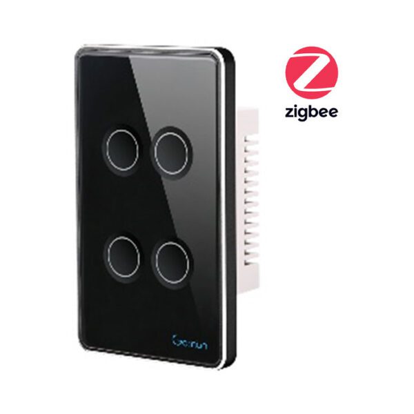 Công tắc cảm ứng Zigbee 4 nút GOMAN GM-ZB334 – US Series 2