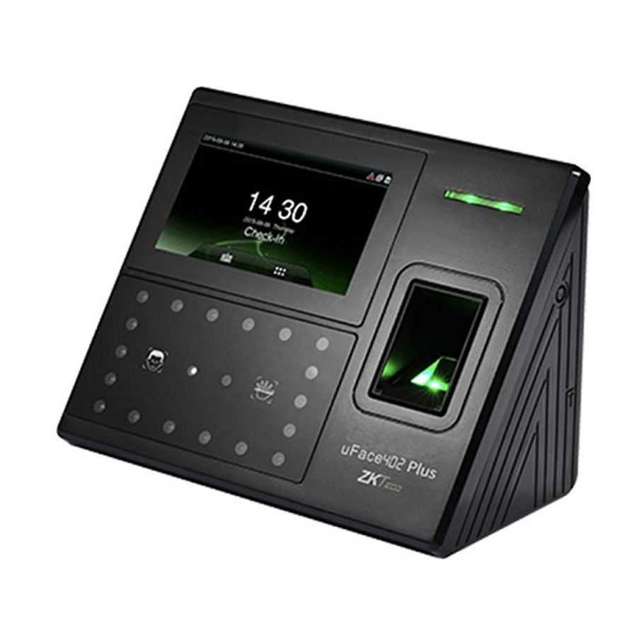 Máy chấm công nhận dạng khuôn mặt và vân tay ZKTeco uFace402 Plus